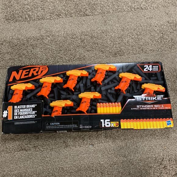 Hasbro Other - NERF Alpha Strike Stinger SD-1 Blaster, 8-Pack